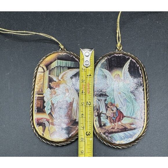 Bradford Ed Christmas Guardian Angel Ornament Set Someone to Watch Over Me -S1G - Picture 4 of 8